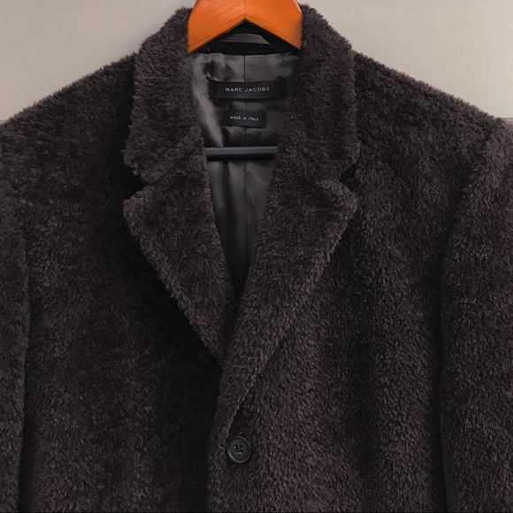 Marc Jacobs Collection RTW Runway Brown Alpaca Wool Blend Coat 52 42 M L Italy - Picture 4 of 7